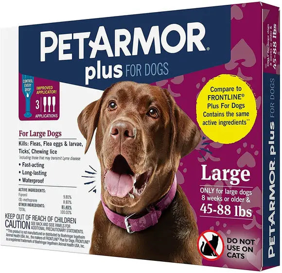 PetArmor Plus Flea & Tick Spot Treatment for Dogs