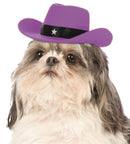 Pets Cowboy Hat - Various Colors - Small/Medium / Purple - Pet Costumes & Accessories 5