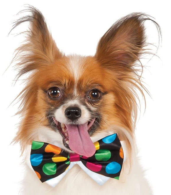 Pets Bow Tie Costume - Various Colors - Small/Medium / Polka Dot - Pet Costumes & Accessories 2