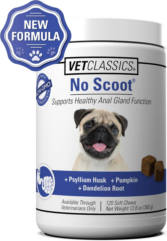 Vet Classics No Scoot for Dogs Soft Chews - 120 chews - 5