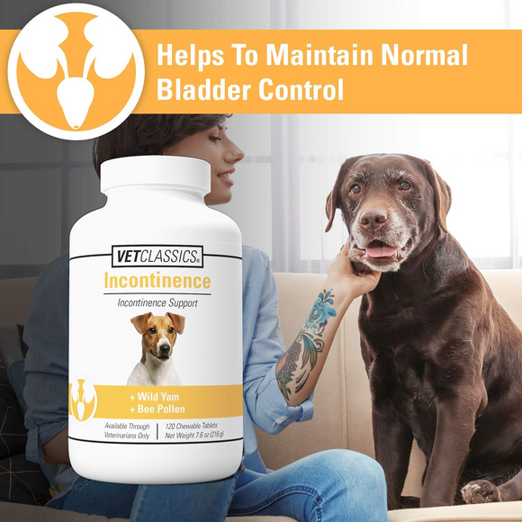 Vet Classics Incontinence for Dogs (120 Chew Tabs) - 3