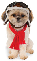 Pets Aviator Hat and Scarf Costume Accessory Set - Small/Medium - Pet Costumes & Accessories 1