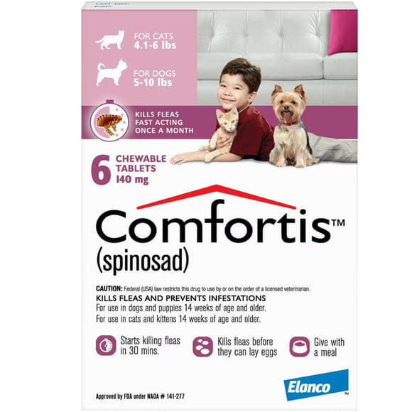 Comfortis Chewable Tablet for Dogs & Cats