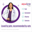 Bravecto Chews for Large Dogs 44-88 lbs (Blue Box) - Pet Medicine 4