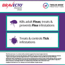 Bravecto Chews for Dogs 22-44 lbs twelve-week protection