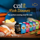 Catit Fish Dinner with Salmon & Green Beans Wet Cat Food (2.8 oz) - Cat Food 8