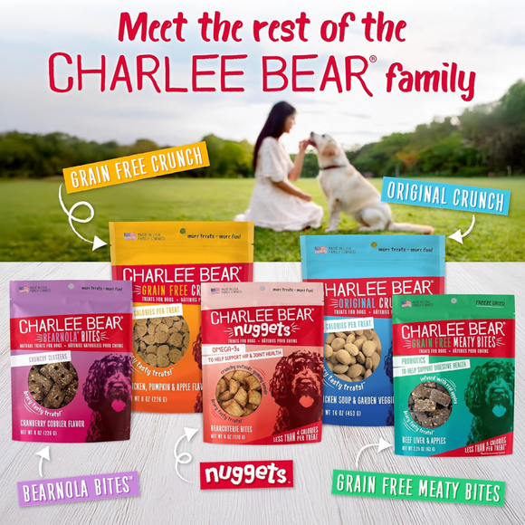 Charlee Bear Grain Free Crunch Dog Treats (8 oz) - Dog Treats 9
