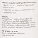 Lable with ingredients 