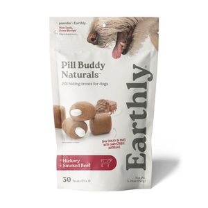 Earthly Pet Pill Buddy Naturals Pill Hiding Treats for Dogs - Hickory Smoked Beef / 30 Treats - Dog Treats 1