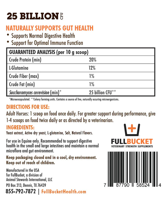 Equine Probiotic Granules Regular Strength (300g 30 servings) - Horse Health & Wellness 3
