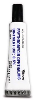 Erythromycin 0.5% Ophthalmic Ointment (3.5g) (Manufacturer may vary) - Online Dog Pharmacy: Supplements Vitamins