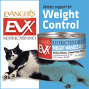 Evanger’s EVX Restricted Diet Weight Managment Chicken Salmon & Sweet Potato Recipe Wet Cat Food (5.5 oz x 24 cans)