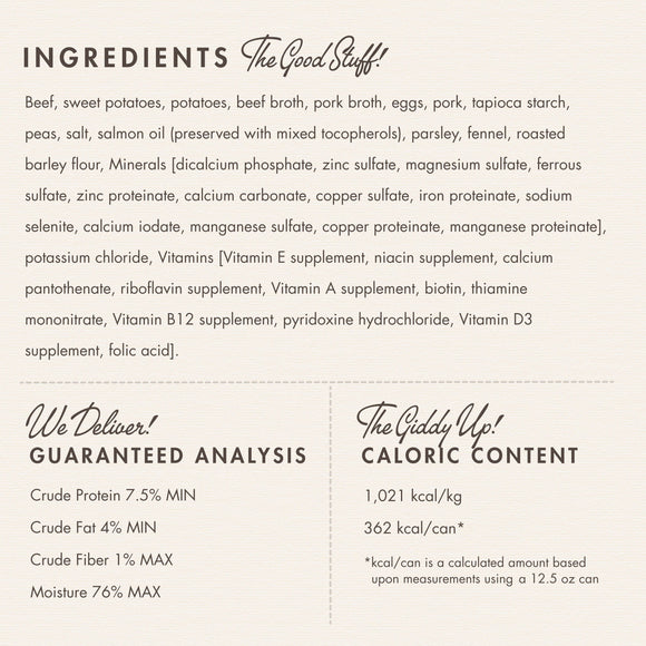 Ingredients list and nutritional information for a product on a white background