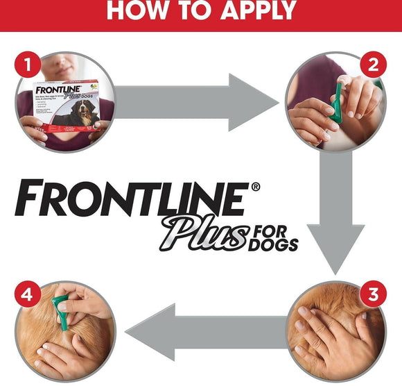 Frontline Plus for Extra Large Dogs (89-132 lbs) Red Box