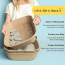 Kitty Sift Disposable Sifting Litter Box