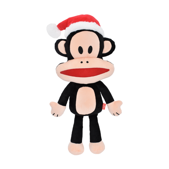 MultiPet Paul Frank Julius with Santa Hat Plush Dog Toy 18’’ - Dog Toy 1