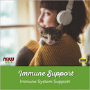 NOW Pets Immune Support Dog & Cat Supplement 90 ct - Dog & Cat Supplements & Vitamins 5