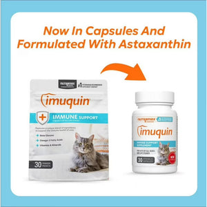 Nutramax Imuquin Immune Health Supplement for Cats 30 Sprinkle Capsules - Cat Immune & Allergy Supplements 2