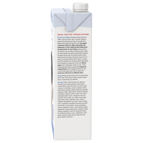 Pet-Ag PetLac Liquid Puppy Milk Replacement For Puppies (32 oz)