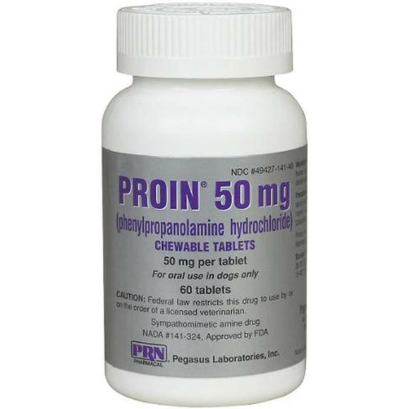 Proin Chewable Tablets for Dogs, 50mg - 60 Tablets