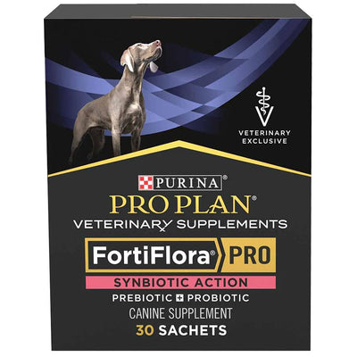 Purina Pro Plan Veterinary Supplements FortiFlora PRO Synbiotic Action Probiotic Powder for Dogs - 30 sachets