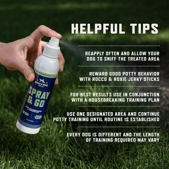 Rocco & Roxie Spray & Go Puppy Housebreaking & Training Spray (8 oz)