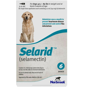 Selarid Topical Solution for Dogs 40.1–85 lbs (Selamectin )