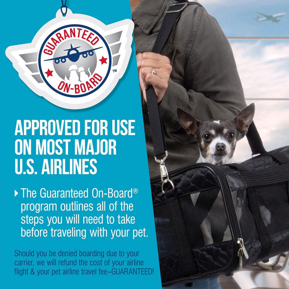 Sherpa Deluxe Airline Approved Soft Sided Dog & Cat Carrier