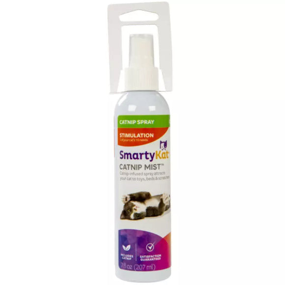SmartyKat Catnip Mist Catnip-Infused Attractant Spray For Cats (7 oz)