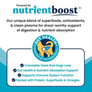 Powered by nutrientboost, this dog food enhancer also provides immune support for dogs. 