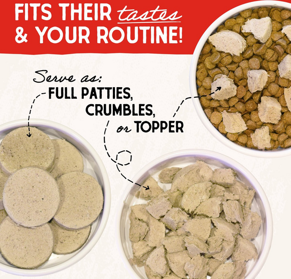 Stella & Chewy’s Aboslutely Rabbit Dinner Patties Freeze-Dried Raw Food For Dogs - Freeze-Dried Dog Food 2