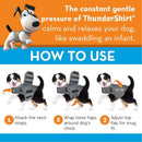 ThunderShirt Anxiety Solution for Medium Dogs 26-40 lbs (Gray)
