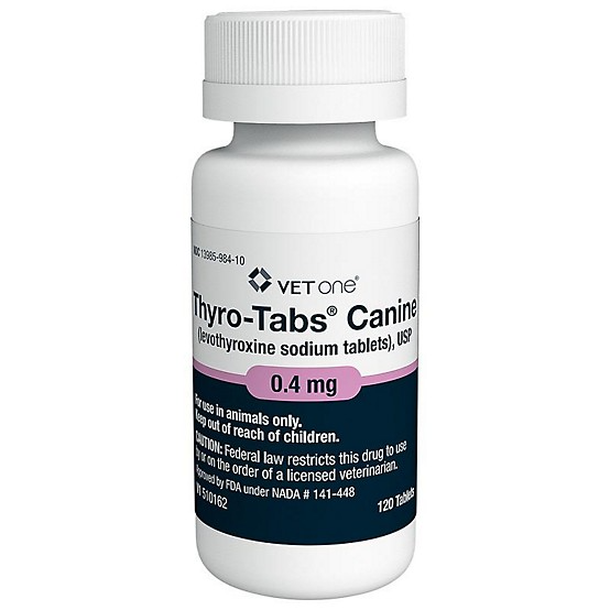 Thyro-Tabs (Levothyroxine Sodium) for Dogs 0.4 mg - Pet Medicine 2