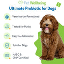 Ultimate Probiotic 9 Strains with Prebiotics for Dogs (11.29 oz) - cat Vitamins & Supplements 5