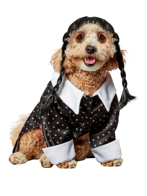 Pets Addams Family Wednesday Addams Costume - Small - Pet Costumes & Accessories 1