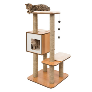 Vesper Walnut Cat Furniture with Very High Base - Cat Furniture Accessories 2
