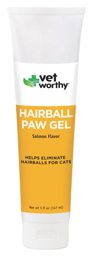Vet Worthy Hairball Paw Gel for Cats 5-oz - Cat Laxatives & Hairball Treatments 1
