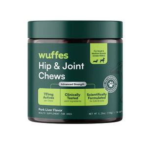 Wuffes Hip & Joint Chews for Dogs - Small & Medium Dogs / 50 Chews - Dog Treats 1