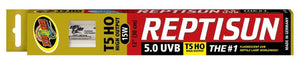 Reptisun UVB lamp packaging with branding and product details.
