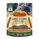 Zuke’s Adventure Sticks Soft & Chewy Recipe - Chicken & Turkey / 16 oz - Dog Treats 20