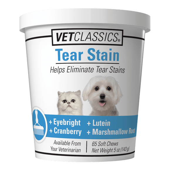 Vet Classics Tear Stain Soft Chews for Dogs & Cats (65 count) - Dog Supplements & Vitamins 1