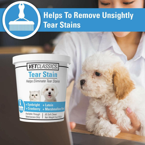 Vet Classics Tear Stain Soft Chews for Dogs & Cats (65 count) - Dog Supplements & Vitamins 3