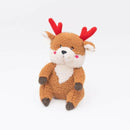 ZippyPaws Holiday Cheeky Chumz Dog Toy - Reindeer - Dog Toy 1