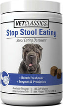 Vet Classics Stop Stool Eating Soft Chews for Dogs 90 chews - 1