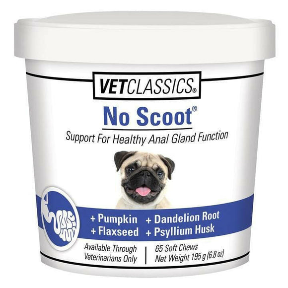 Vet Classics No Scoot for Dogs Soft Chews - 65 chews - 1