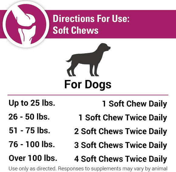 Vet Classics Joint Support Plus for Dogs (120 Soft Chews) - 6