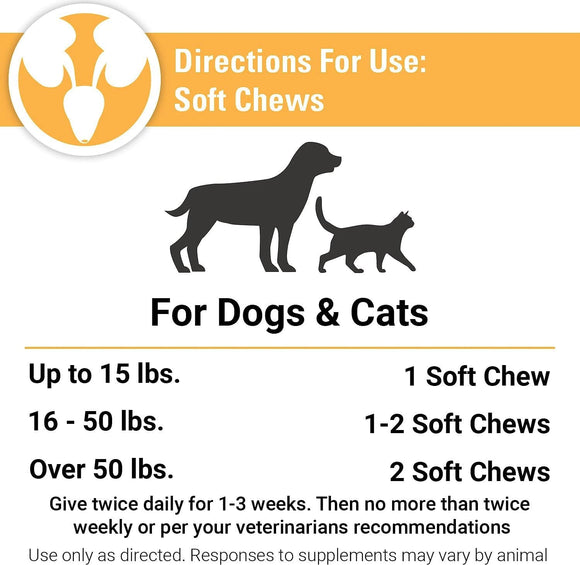 Vet Classics Cranberry Comfort Soft Chews for Dogs & Cats - 5